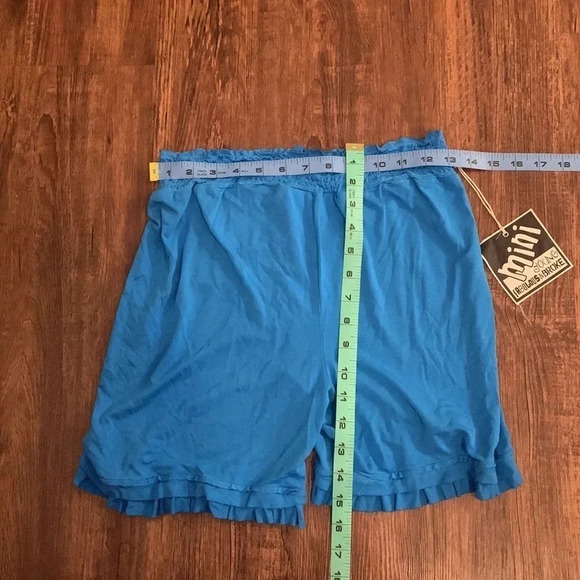 Young Fabulous & Broke Ruffle Trim Shorts Blue Girls 12 NWT - Picture 7 of 7
